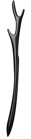 PACKOVE Bâtonnet à Cheveux Chinois en Bois D’ébène Noir, Poli Soin, pour Créer des Chignons Élégants Style Vintage et Atmosphère Douce
