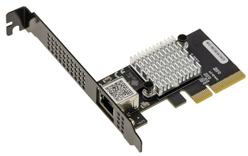 KALEA-INFORMATIQUE Scheda controller di rete PCIe x4 Gen 4.0 10 Gigabit Ethernet compatibile con 1G, 2.5G, 5G, 10G, connettore RJ45, chipset Realtek RTL8127, retrocompatibile con Gen 3.0
