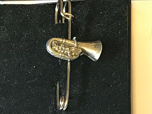 Musik Instrument Tuba TG41 Schal, Brosche und Kilt Pin Zinn 7,6 cm 7,5 cm geschrieben von uns Geschenke für alle 2016 von Derbyshire UK