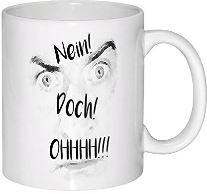 Guten-Morgen-Becher Becher Nein! Doch! OHHHHH! Kult Tasse