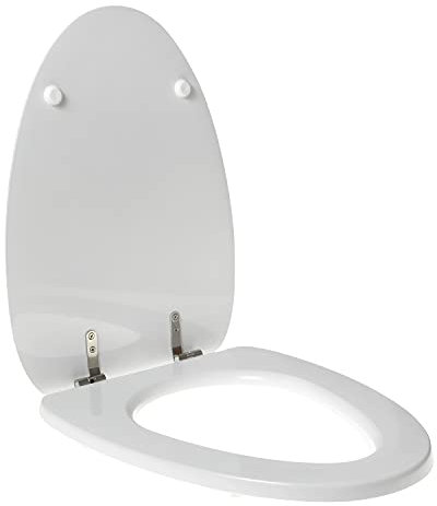 Copriwater Dolomite SWEET LIFE BIANCO Cerniera Cromo-Sedile-Asse Wc