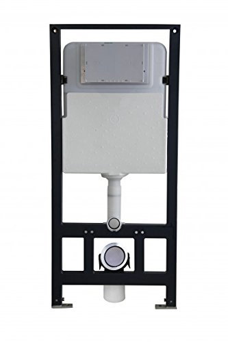 WC-Vorwandelement G3004A inkl. Betätigungsplatte - Modell wählbar, Betätigungsplatte:Modell 4111 weiß matt