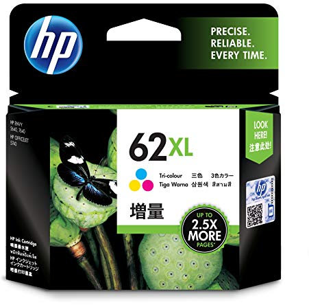 HP 62XL Colour Ink Cartridge - C2P07AE