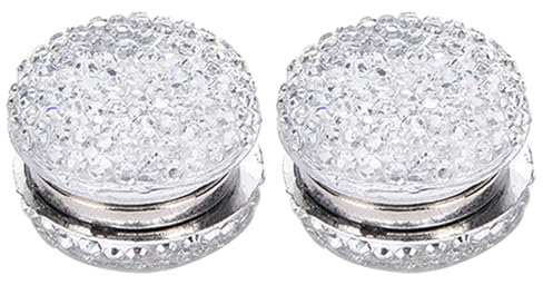 XHXseller Magnetische Anstecknadeln, für Damen und Mädchen, Schal, Umhang, Schal, Schnalle, Verschluss für Kleidung, Kostüme, Accessoires, Modeschmuck für Schals, Schals oder Ponchos, 2 Stück, weiß