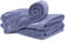 cosey - 3er Pack, Flauschiges Mikrofaser-Handtuch Größe L, 60x120cm, grau