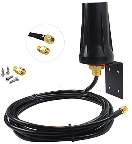 4G LTE Cellular SMA Male Waterproof Antenna Compatible with AT&T T-Mobile 4G Router Modem, for Spypoint Stealth Cam Tactacam Muddy SEHMUA Moultrie Cellular Trail Camera, Eifagur