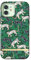RICHMOND & FINCH Phone Case Compatible with iPhone 12, iPhone 12 Pro, Green Leopard Design, 6.1 Inches, Shockproof, Fully Protective Phone Cover