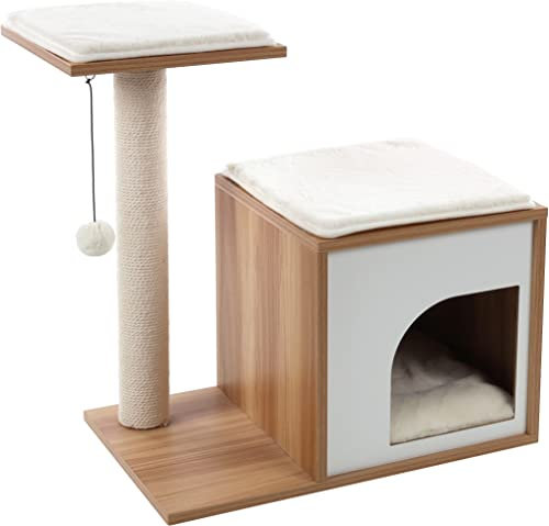 KRATZBAUM FRED BRAUN/Weiss M 62,5x43x60CM