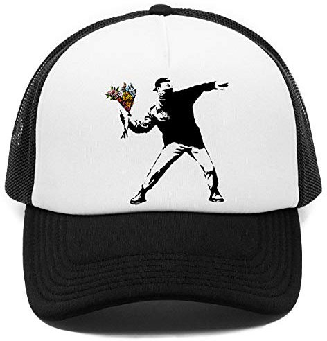 Vendax Banksy - Rage, Blume Werfer Kappe Baseball Rapper Cap