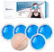 Petits packs de glace 5 packs de glace ronds réutilisables en gel pour blessures, compresse froide en gel pour soulager la douleur, compresse froide pour dents de sagesse, premiers secours, gonflement