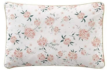 VERTBAUDET Öko-Tex® Baby-Kissenbezug, Rosenwasser, Ecru/Rosa, 40 x 60 cm