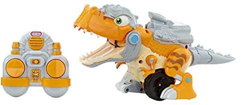 little tikes T-Rex Strike RC - Ferngesteuertes Auto - Mampf-, Lauf-, Dreh- & Brüllfunktionen - Dinosaurier-Fahrzeugspielzeug mit Musik & Spezialeffekten - Für Kinder ab 4 Jahren