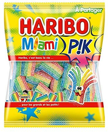 HARIBO - Miami Pik Sachet 200G - Lot De 4 - livraison offerte