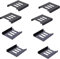 Lot de 8 supports de montage pour disque dur SSD HDD 2,5 à 3,5
