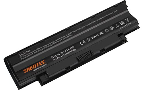 Shentec J1KND Battery for Dell Inspiron N5010 N5030 N5040 N5050 N5110 M5110 N4010 N7010 N7110 M5030 N4110 Vostro 3750 3550 2520 3450 3555 3650 1440 1450 1540 1550 2420 [11.1V 4400mAh]