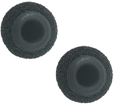 Canfon Schaumstoff-Windschutzscheibenabdeckungen, Pop-Filter, Windschutz mit Silikonhalterung, kompatibel mit RODE Smartlav+ Lavalier-Mikrofon mit Durchmesser von 4 - 5 mm (schwarz), 2 Stück