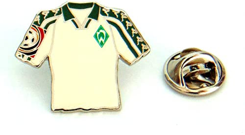Generic Werder Trikot Pin Anstecker 2001-2002 Home Bremen Werder, weiß grün, 2cm