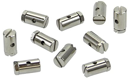 10x Bowdenzug Schraubnippel Klemmnippel 10x16 mm kompatibel mit Puch Hercules Kreidler Zündapp Mofa Moped Mokick