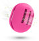 Fauxomor Makeup Sponge Holder,Double-sided 3-line Vented Silicone Beauty Blender Case for Travel,Shatterproof Beauty Blender Holder for All Sponges Sanitary Reuse Easy to Carry,Rose Red