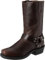 Stivali da Cowboy da Uomo Testa Quadrata Ricamo Stivali Western Altezza Polpaccio Vintage Dimensioni Stivali Taglia 39-46 (40,Marrone)