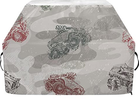 Grillabdeckungen 65 Zoll wasserdichte Grillabdeckungen für Outdoor Off Road Trucks Grillabdeckung für Outdoor Grill Wetterbeständig