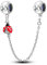 Hapour 925 Sterling Silber Sicherheitskette für Armbänder Charms Dangle Anhänger Perlen Schmuck Charm für Frauen
