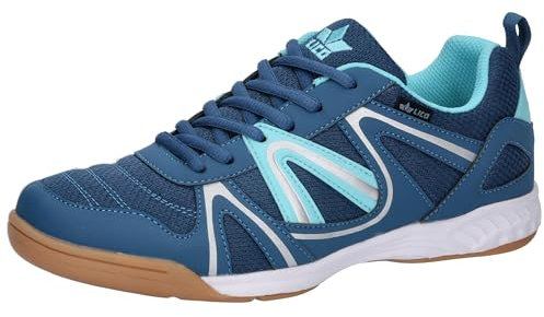 Lico Women's Suitable for Indoor use Trainers, Petrol Turquoise, 6 UK