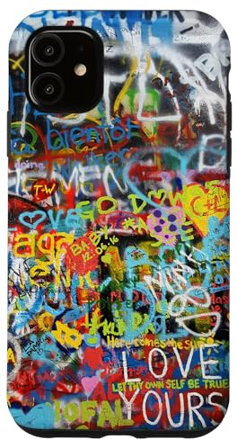 Hülle für iPhone 11 Graffiti Art Sprühfarbe