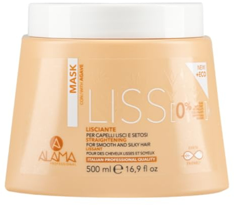 Maschera Per Capelli Lisciante Alama Liss per capelli lisci e setosi 500ml (Mask)
