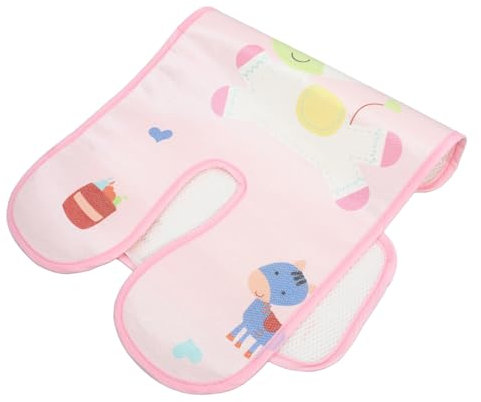 BESTonZON Babymatte Cooles Kissen Für Den Kinderwagen Kühlkissen Für Autositze Kühlkissen Für Kinderwagen Kühlmatte Für Kinderwagen Kinderwagen-eisseidenmatte Kinderwagen Kühlkissen Rosa