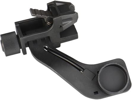 YSFHYAN NVG Arm Mount Helmhalterung Adapter,Taktischer Metall J Arm NVG Mount Helmhalterung Adapter,Einfache Installation,Stabile Verbindung,Passend füR PVS 14 Nachtsichtbrille