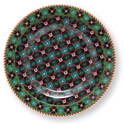 Pip Studio Berry Blues Petit Four Clover Green 12cm