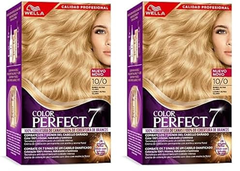 Wella Color Perfect - Tinte de Coloración Permanente para un Cabello Hidratado y Luminoso - Tono Rubio Ultra Claro (Paquete de 2)