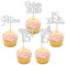 30 Stück Vintage 2010 Cupcake Toppers Glitzer Happy 15th Geburtstag Tortendeko Fabulous 15 Fifteen Kuchen Deko für 15th Geburtstag Hochzeit Jahrestag Party Silber