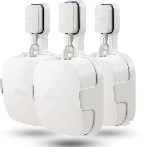 ZahoTse Wall Mount for Eero Pro 6E Home WiFi System-Simple and Sturdy Wall Mount Stand for Eero Pro 6E tri-Band mesh Wi-Fi 6 System,Without Messy Cables (White,3Pack