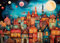 AveJoys Jigsaw Puzzles for Adults 1000 Piece Starry Town 27.56 x 19.69 Inch Jigsaw Puzzle for Adults Educational Game 1000 Pieces Puzzles for Adult