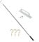 Attic Ladder Pull Down System for Roof For Window Management with Sturdy Rod and Accessories