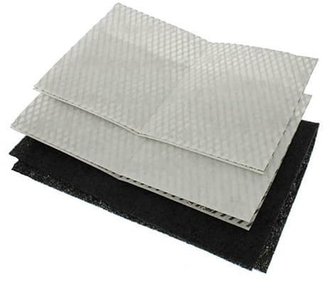 Kga-Supplies Cooker Hood Filters Kit for BOSCH Extractor Fan Vent Grease Carbon Filter