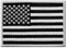 Taktisch Amerikanische Flagge USA Vereinigte Staaten von Amerika Staatswappen Bestickter Aufnäher zum Aufbügeln/Annähen, weiß schwarz