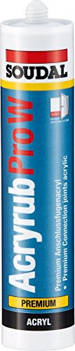 Acryrub Pro-W Premium- Acryl 310ml, schw. SOUDAL | 5411183127456