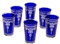 Marrakesch Bicchieri da tè orientali Decorati Set di 6 Bicchieri da tè Andalous Blu - Cristalli da tè Marocchino 6 Colori Decorazione Orientale - 6 x Bicchieri da tè orientali Decorati marocchini