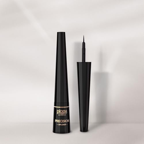 Pippa of London Precision Carbon Black Dip Eyeliner schwarz – Flüssiger Eyeliner schwarz