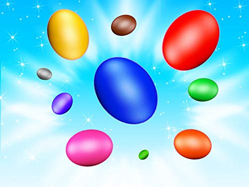 Lerne Farben mit lustigen Eiern