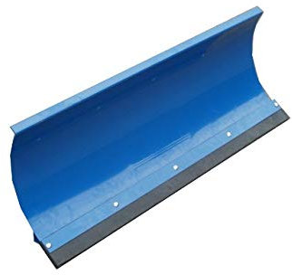 Universal Schneepflug Schneeschild Räumschild Blau/Breite: 125 cm/Höhe: 40 cm / 3-stufig verstellbar/für Einachser Rasentraktor-Trecker