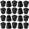 sourcing map 20pcs Embout Pied Chaise Bouchon Tampon Capuchon Protection Jambe Meuble Plancher Antidérapant en Caoutchouc Diamètre Intérieur 12mm