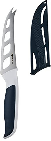 Zyliss Käsemesser – Hobel und Schneider für Blockkäse – Tranchiermesser für Charcuterie Boards – Cheeseboard Handheld Slicer – Cutter & Slicing Tool – 11,4 cm – Grau & Weiß