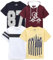 chopper club Boys T Shirts Cotton Pack of 4 Tshirts Printed Tees (Ecru Lemon Navy Maroon,8-9 Years-Chest 30)