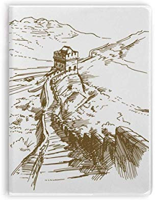 The Great Wall China Skizzen-Notizbuch, weicher Einband