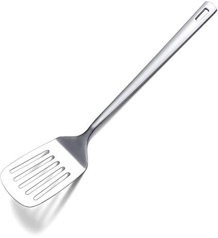Berglander Stainless Steel Slotted Turner & Barbecue Spatulas, Dishwasher Safe, Easy to Clean