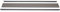 Mendler Abschluss-Set für WPC-Sichtschutz Sarthe, Abschlussprofil Windschutz, WPC-Pfosten - 180cm, grau